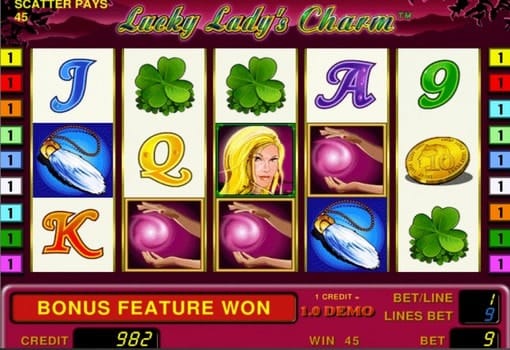 Игровые автоматы с выводом денег Lucky Lady’s Charm
