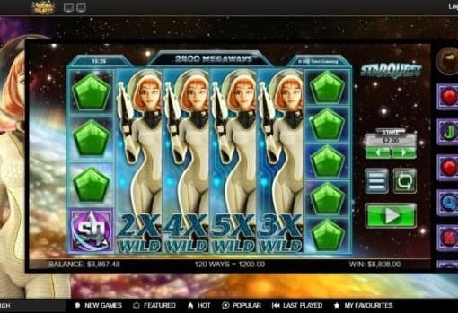 Игровые автоматы с выводом денег на Киви - Star Quest